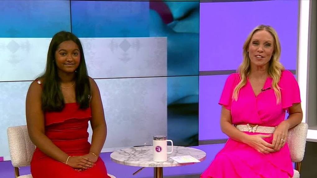 Anya Gupta in the WKRN News 2 studio during her Local on 2 interview